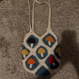 Primitives by Kathy Multicolor Mushroom Shoulder Bag